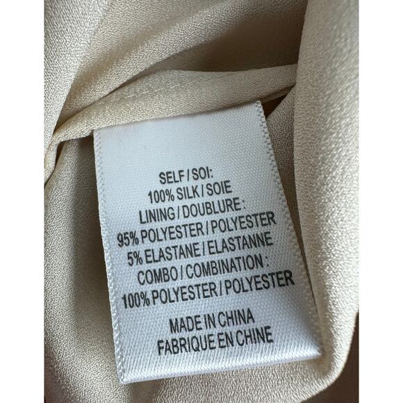 Haute Hippie Size Small Liberty Studded Silk Tank Cream Luxury $248 MSRP - Picture 11 of 11